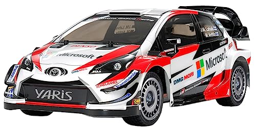 TAMIYA 58659 - 1:10 RC Toyota Gazoo WRT/Yaris Racing TT-02, ferngesteuertes Auto/ Fahrzeug, Modellbau, Bausatz, Hobby, Basteln, Modell, Zusammenbauen von TAMIYA