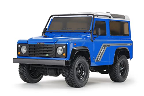 Tamiya 58700 1:10 Landrover Defender 90 CC-02-ferngesteuertes Auto, RC Fahrzeug, Modellbau, Bausatz zum Zusammenbauen, Hobby, Basteln, Mehrfarbig von TAMIYA