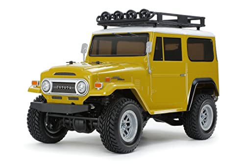 Tamiya 58715 1:10 RC Toyota Land Cruiser 40 CC-02 - ferngesteuertes Auto, RC Fahrzeug, Modellbau, Bausatz zum Zusammenbauen, Hobby, Basteln von TAMIYA