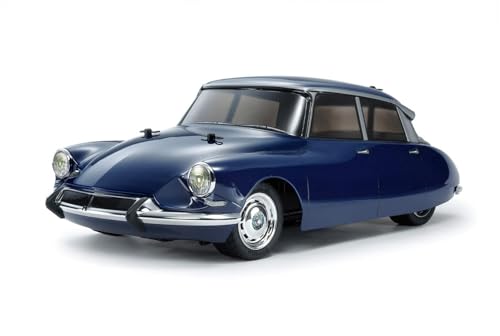 TAMIYA 58734 1:10 RC Citroen DS MB-01 - ferngesteuertes Auto, Fahrzeug, Modellbau, Zusammenbauen, Hobby, RC Bausatz, unlackiert von TAMIYA