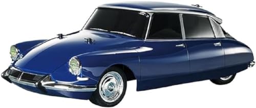 TAMIYA 58734 1:10 RC Citroen DS MB-01 - ferngesteuertes Auto, Fahrzeug, Modellbau, Zusammenbauen, Hobby, RC Bausatz, unlackiert von TAMIYA