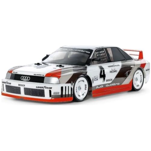 TAMIYA 58744 1:10 RC Audi 90 Quattro Racing TT-02 - ferngesteuertes Auto, Fahrzeug, Modellbau, Zusammenbauen, Hobby, RC Bausatz von TAMIYA