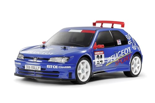 TAMIYA 58746 1:10 RC Peugeot 306 Maxi BT-01 - ferngesteuertes Auto, Fahrzeug, Modellbau, Zusammenbauen, Hobby, RC Bausatz, unlackiert von TAMIYA