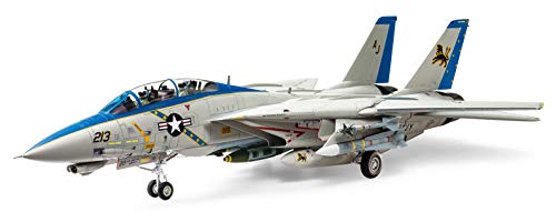 TAMIYA TAM61118 61118 - 0.075 Grumman F-14D Tomcat, Modellbau, Plastik Bausatz, Hobby, Basteln, Kleben, Modellbausatz, Modell, Zusammenbauen, Unlackiert von TAMIYA