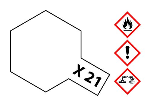 TAMIYA 81021 X-21 Mattier-Medium 23ml Lackierfarbe für Plastikmodellbau, Bastelzubehör, Farbe für den Modellbau von TAMIYA