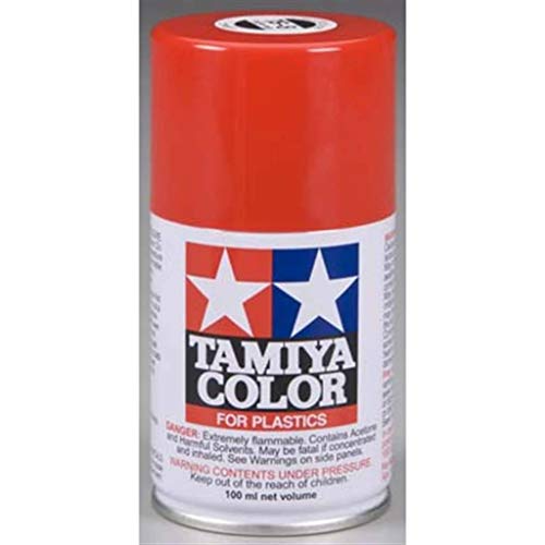 TAMIYA 85008 TS-8 Italienisch Rot glänzend 100ml - Sprühfarbe für Plastikmodellbau, Modellbau und Bastelzubehör, Sprühfarbe für den Modellbau, 100 ml (1er Pack) von TAMIYA