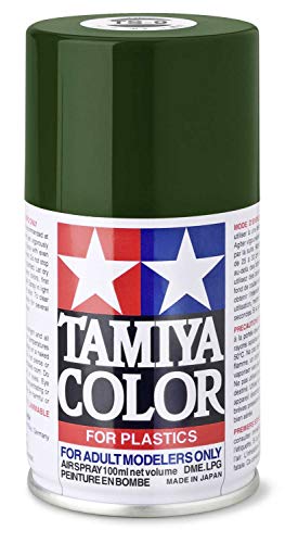 TAMIYA 85009 TS-9 British-Grün glänzend 100ml - Sprühfarbe für Plastikmodellbau, Modellbau und Bastelzubehör, Sprühfarbe für den Modellbau von TAMIYA