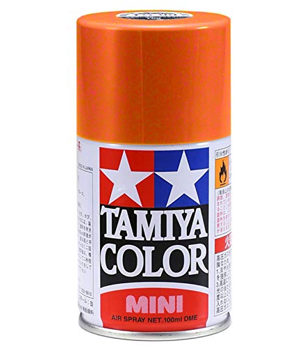 TAMIYA 85031 TS-31 Leuchtorange glänzend 100ml - Sprühfarbe für Plastikmodellbau, Modellbau und Bastelzubehör, Sprühfarbe für den Modellbau von TAMIYA