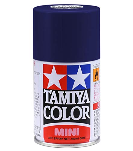 TAMIYA 85055 TS-55 Dunkelblau glänzend 100ml - Sprühfarbe für Plastikmodellbau, Modellbau und Bastelzubehör, Sprühfarbe für den Modellbau von TAMIYA