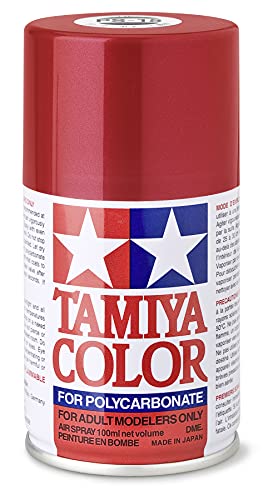 TAMIYA 86015 PS-15 Metallic Rot Polycarbonat 100ml - Sprühfarbe für Plastikmodellbau, Modellbau und Bastelzubehör, Sprühfarben für den Modellbau von TAMIYA