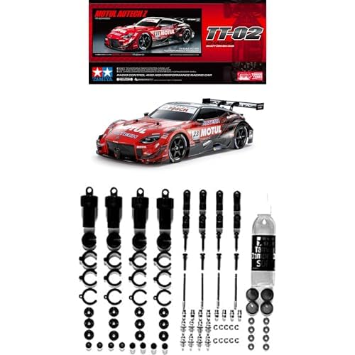 TAMIYA Bundel 58735 1:10 RC Motul Autech Z 2023 TT-02 53619 TT-01/02 Dämpfer-Set (4) CVA MINI von TAMIYA