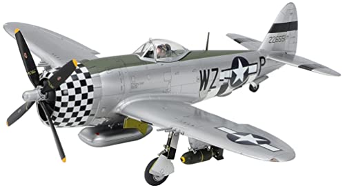 TAMIYA 25214 1:48 P-47D Thunderbolt & Lt. Veh. 4x4 - Modellbau, Plastik Bausatz, Hobby, Basteln, Kleben, Modellbausatz, Modell, Zusammenbauen von TAMIYA