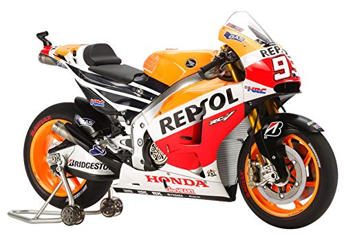 TAMIYA TAM14130 0.05 Repsol Honda RC213V '14 - hochwertiger Bausatz - hohe Passgenauigkeit - Motorrad Modell - Bike - Modellbau - Motorcycle - Fahrzeug - zum selber zusammenbauen - unlackiert - 14130 von TAMIYA