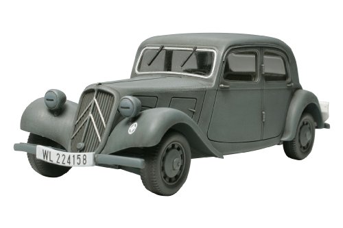 TAMIYA TM32517 300032517 - 0.075 WWII Citroen CV11 Dienstwagen, Olivgrün von TAMIYA