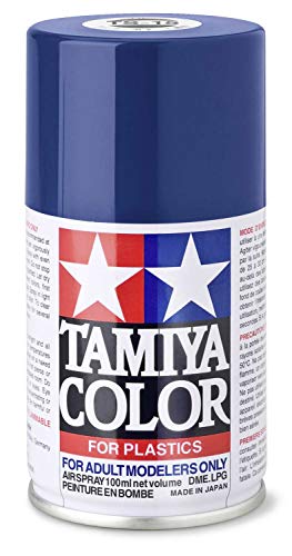 TAMIYA 85015 TS-15 Blau glänzend 100ml - Sprühfarbe für Plastikmodellbau, Modellbau und Bastelzubehör, Sprühfarbe für den Modellbau, 100 ml (1er Pack) von TAMIYA