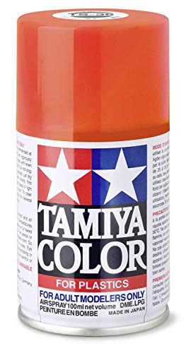 TAMIYA 85036 TS-36 Neon-Rot glänzend 100ml - Sprühfarbe für Plastikmodellbau, Modellbau und Bastelzubehör, Sprühfarbe für den Modellbau von TAMIYA