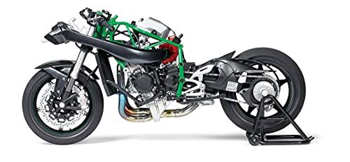 TAMIYA TAM14131 300014131" 0.05 Kawasaki Ninja H2R Fahrzeug, Schwarz von TAMIYA