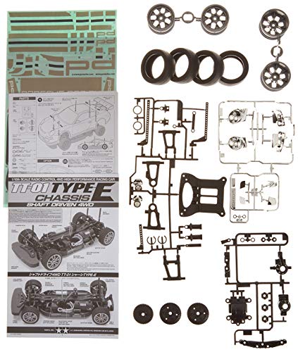 Tamiya - 1:10 RC Porsche 911 GT3 Cup08 (TT-01E), Bausatz, zum Zusammenbauen, bebilderte Aufbauanleitung, ferngesteuertes Auto/Fahrzeug, Modellbau, Hobby, orginalgetreue Nachbildung, detailliert von TAMIYA