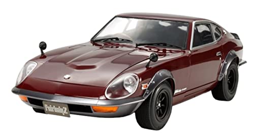 Tamiya 12051-000 12051 1:12 Nissan Fairlady 240ZG Street Custom-Treue Nachbildung Modellbau Kit Kunststoff Handwerk Hobby Kleben Modellbausatz Montage unlackiert, Geformte Farbe von TAMIYA