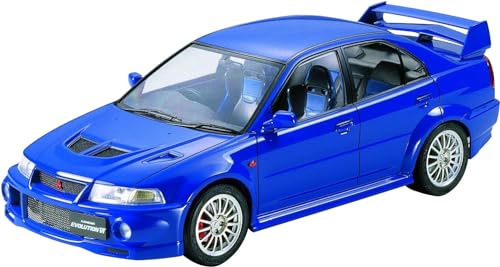 Tamiya 300024213 - 1:24 Mitsubishi Lancer Evolution VI, Blau von TAMIYA