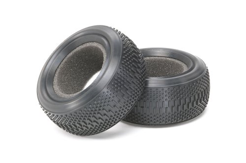 Tamiya 300054185 - Dual-Block Reifen vorne 62/25 Kit, 2 Stück Tamiya 300054185 - Dual-Block Reifen vorne 62/25 Kit, 2 Stück von TAMIYA