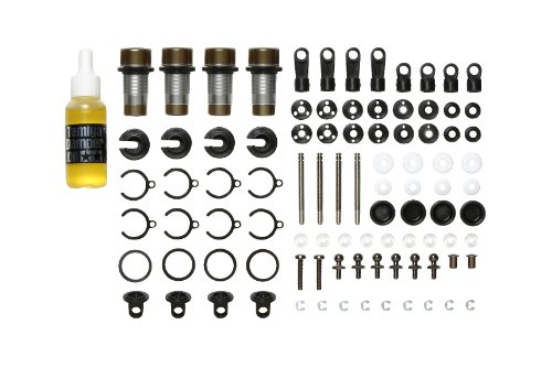 Tamiya 300054541 - CC-01 Alu Öldruckstoßdämpfer-Satz, 4 von TAMIYA