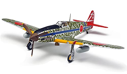 Tamiya - 1:48 Jap. Ki-61-Id Hien (Tony) Flzg.,originalgetreue Nachbildung, Plastik Bausatz, Basteln, Modellbausatz, Zusammenbauen, unlackiert von TAMIYA