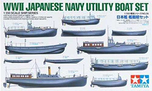 Tamiya 300078026-1:350 WWII Versorg.-Boote Japanische Marine(28), Silber, Mittel von TAMIYA