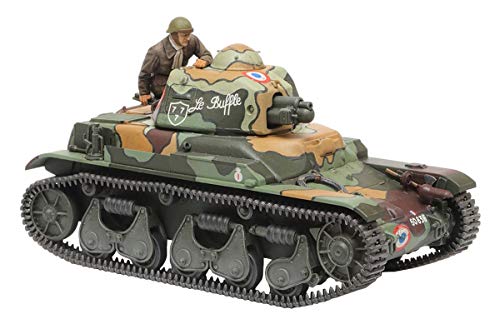 TAMIYA 35373-000 1:35 Französischer Panzer R35, originalgetreue Nachbildung, Modellbau, Plastik Bausatz, Basteln, Hobby, Kleben, Modellbausatz, Zusammenbauen, unlackiert von TAMIYA