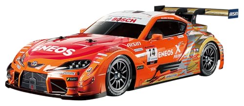 Tamiya 47514 1:10 RC ENEOS X Prime GR Supra TT-02 - ferngesteuertes Auto, RC Fahrzeug, Modellbau, Bausatz zum Zusammenbauen, Hobby, Basteln von TAMIYA