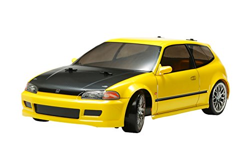 Tamiya 58637 1:10 RC Honda Civic Sir (EG6) TT-02D - ferngesteuertes Auto, Fahrzeug, Modellbau, Zusammenbauen, Hobby, RC Bausatz, unlackiert von TAMIYA