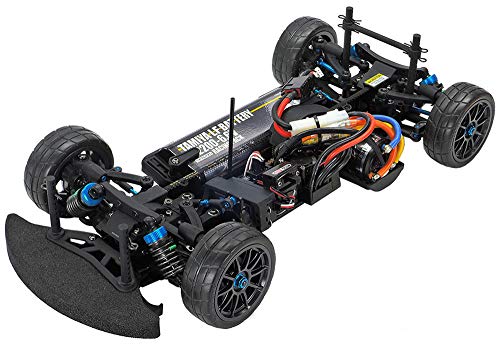 Tamiya 58693-1:10 RC TA08 Pro Chassis Kit, ferngesteuertes Auto/Fahrzeug, Modellbau, Bausatz, Hobby, Zusammenbauen, Chassis, schwarz von TAMIYA