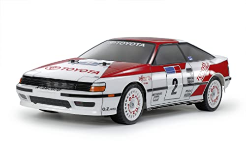 Tamiya 58718 1:10 RC Toyota Celica GT-Four TT-02 - ferngesteuertes Auto, RC Fahrzeug, Modellbau, Bausatz zum Zusammenbauen, Hobby, Basteln, RC Modellbau, Weiss/Opulenter Garten Tamiya 58718 1:10 RC Toyota Celica GT-Four TT-02 - ferngesteuertes Auto, RC Fahrzeug, Modellbau, Bausatz zum Zusammenbauen, Hobby, Basteln, RC Modellbau, Weiss/Opulenter Garten von TAMIYA