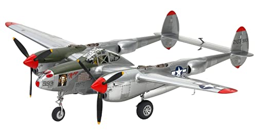 Tamiya 61123 1:48 US P-38 J Lightning - Modellbau, Plastik Bausatz, Hobby, Basteln, Kleben, Modellbausatz, Modell, Zusammenbauen, Unlackiert von TAMIYA