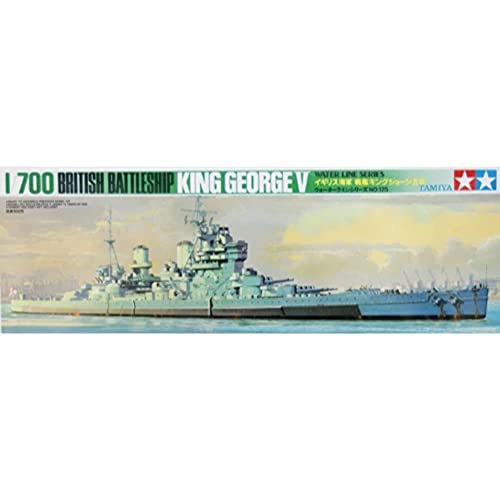 Tamiya King König George V 77525, Mehrfarbig, 12.7 Inch Long von TAMIYA