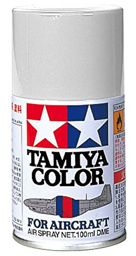 TAMIYA 86520 AS-20 Insignienweiss matt (USN) 100ml - Sprühfarbe für Plastikmodellbau, speziell für Flugzeugmodelle, Modellbau und Bastelzubehör, 75 Milliliters von TAMIYA