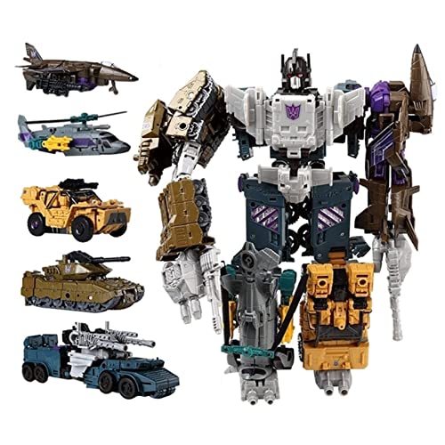 TANGMUER Transformation Toys 5 in 1 Combiner Swindle Blast Off Brawl Onslaught Vortex Actionfigur KO Version JIGFLY von TANGMUER