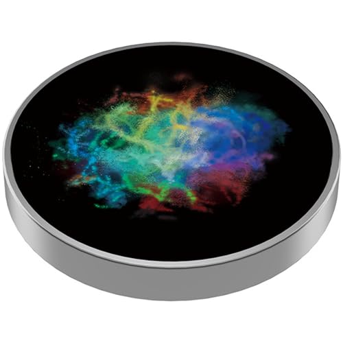 Spinning Top Starry Mini Luminous Edelstahl Stress Relief Spin Top polierte tragbare Spinnhöfe für Erwachsene Kinder Geburtstagsgeschenk, Style1 von TANGPINGMAO