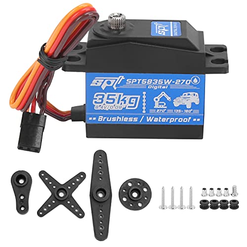 TANIQIACA 35 Kg RC Wasserdichter Bürstenloser Motor Getriebe Servo Ersatz Für 1/8 1/10 RC Car Robot von TANIQIACA