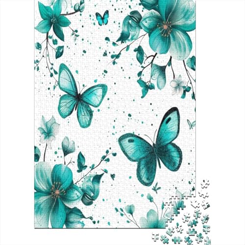 Butterfly 1000-Piece Adult Jigsaw Puzzle for The Whole Family Made of Recyclable Materials Family Game, Team Building Game, Gift for A Loved One Or Friends 1000pcs (75x50cm) von TANLINGFL