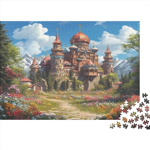 Castle Wooden Puzzles, 1000 Pieces of Adult Jigsaw Puzzles, Underwater World Challenge Puzzles, Difficult Fish and Animal Puzzles 1000pcs (75x50cm) von TANLINGFL