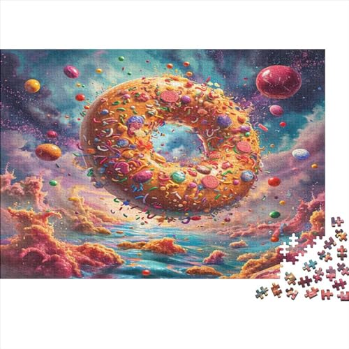 Donut 1000 Pieces Puzzle for Adults 1000 Pieces Puzzle for Adults 1000 Pieces Puzzle Large Puzzles Teenager Educational Game Toy Gift for Wall Decoration 1000pcs (75x50cm) von TANLINGFL