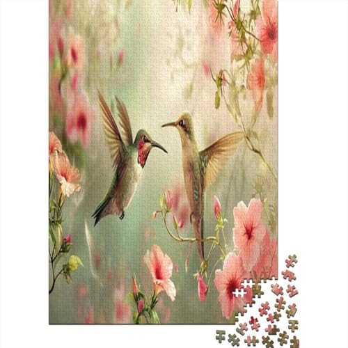 Flowers and Birds 1000 Piece Jigsaw Puzzle 1000 Piece Jigsaw Puzzles, Jigsaw Puzzles for Adults and Teenager 1000pcs (75x50cm) von TANLINGFL