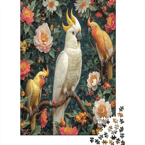 Flowers and Birds Puzzle 1000 Pieces Puzzle for Adults and Teenager from 14 Years Puzzle for Stress Reliever Home Decor 1000pcs (75x50cm) von TANLINGFL