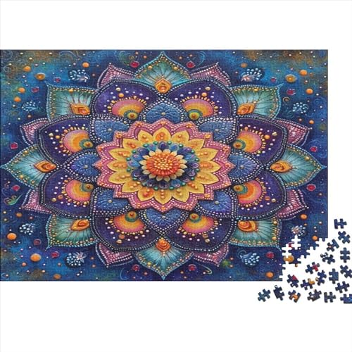 Mandala Puzzle 1000 Pieces Adult Puzzles for Adults Classic Puzzles 1000 Pieces Adult Puzzles Heavy Educational Toy Adults Teenager 1000 Pieces 1000pcs (75x50cm) von TANLINGFL