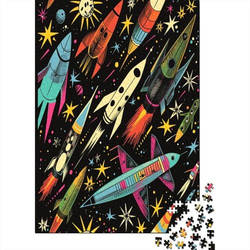 Rocket Gibsons Games Puzzle 1000 Pieces Sustainable Puzzle for Adults Premium 100% Recycled Board Great Gift for Adults 1000pcs (75x50cm) von TANLINGFL