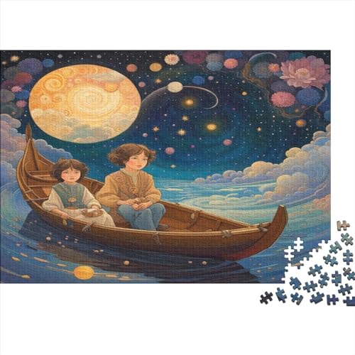 Schiff Jigsaw Puzzles 1000 Pieces for Adults and Kids, Scene Creative Jigsaw Puzzles, Unique Challenge Games 1000pcs (75x50cm) von TANLINGFL