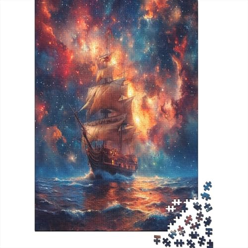 Starship Puzzle 1000 Pieces, Impossible Puzzle, Colourful Tile Game, Large Puzzle, for Teenager from 8 Years Puzzles 1000pcs (75x50cm) von TANLINGFL