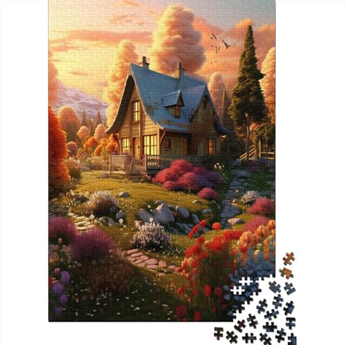 Sweet Landscape Jigsaw Puzzle 1000 Pieces-Sneak Peek Series - Entertainment Toys for Adult Special Graduation Or Birthday Gift Home Decor 1000pcs (75x50cm) von TANLINGFL