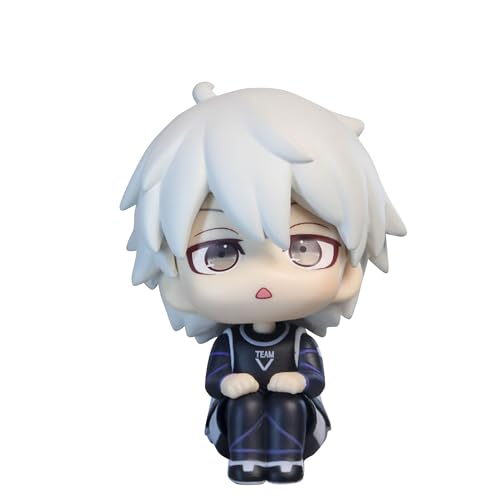 TANSHOW Blaue Lock Figur Aktion Anime Figur Q Version Sitzende Haltung Kreatives Geschenk Spielzeug Ornamente Exquisite 4 Zoll (Seishiro Nagi) von TANSHOW